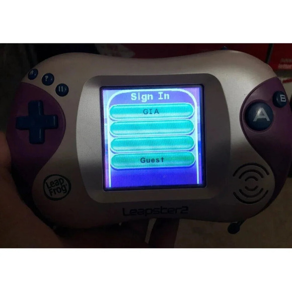 Leap Frog Leapster 2  Learning Game System with 3 games - Picture 4 of 4